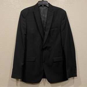 Classic Black Slim-fit Men's Sport Coat